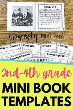 the book mini - guide for children to learn how to write and use it as an activity