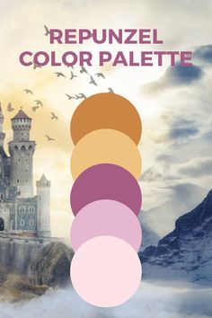 This color palette has the prettiest shades from Disney's Rapunzel theme. It can be used for birthday decor and as a reference for Disney-inspired girls' dresses. Rapunzel Quinceanera Theme, Rapunzel Wedding Theme, Rapunzel Wedding Dress, Rapunzel Theme, Theme Bapteme, Debut Theme, Rapunzel Wedding, Tangled Wedding, Tangled Birthday Party