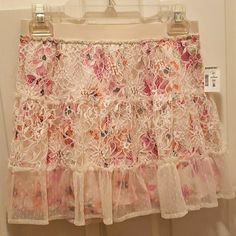 Nwt Lace Flower Skirt From Aeropostale. Elastic Band Waist. Smoke Free Home. Downtown Outfits, Flower Skirt, Coconut Girl, Lace Flower, Spring Fling, Summer Lovin, Summer Skirts, Lace Flowers, Outfit Idea