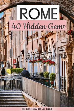 Pinterest pin for hidden gems in Rome Free Things To Do In Rome, Trip To Rome, Rome Travel Guide, Day Trips From Rome, Best Of Italy, Italian Vacation