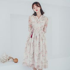 Korean Fashion Modern Hanbok Cheollick Dress 'The Day' + Overskirt Dry Cleaning Only Size(cm)    Shoulder length   sleeve length   Chest Side   the total length S                       36                           36                 44.5                110 M                      38.5                        36.5              48.5                 114 L                       40.5                        37                 53.5                 117 Modern Hanbok Dress Pattern, Korean Hanbok Modern, Modern Hanbok, Korean Hanbok, Shoulder Length, Seoul, Korean Fashion, Length Sleeve, Sleeve Length