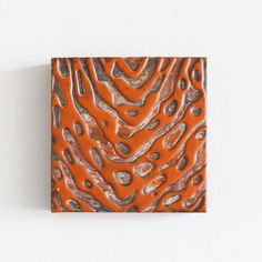 kathleen hope Modular orange Mixed Media Wall Art, My First Love, Textile Sculpture, Ceramic Wall Art, Art Organization, Media Wall, Assemblage Art, Wall Sculpture Art, Wall Sculpture