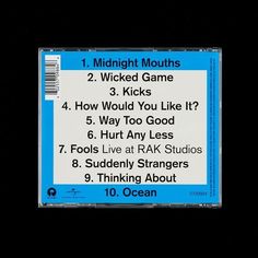 the cd label for midnight mouths is shown