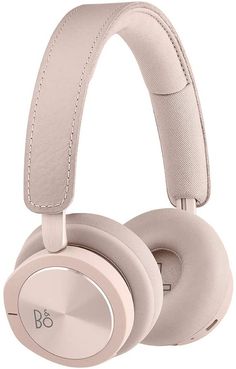 the b & o play headphones are light pink