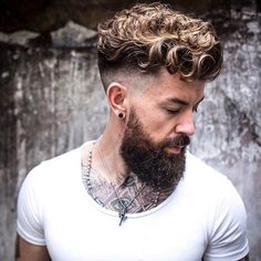 Undercut Curly Hair Men, Undercut Curly Hair, Curly Undercut, Mens Hairstyles Medium, Thick Curly Hair, Hair Styles 2017, Undercut Hairstyles