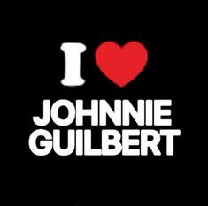 i love johnie gulbbertt with the words i love him on it