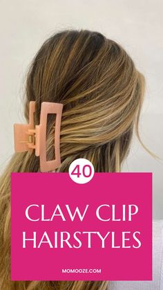 Are you looking how to freshen up your hairstyle? We have selected some of the best claw clip hairstyles you can do just with one twist. Claw Clip Hairstyles No Hair Tie, Clipped Up Hairstyles, How To Put Your Hair In A Clip, Using A Hair Clip, Hairstyles With Clips Long Hair, Hairstyle With Clips Long Hair, Hair Styles With Clips Simple, Ways To Wear A Hair Clip, Professional Claw Clip Hairstyles