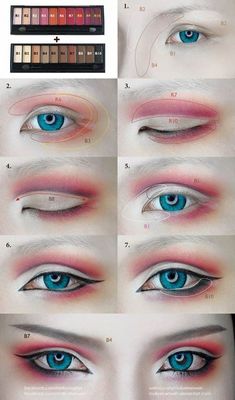 Cosplay Eyes, Makeup Kawaii, Make Up Mata, Up Cosplay, Uhyggelig Halloween