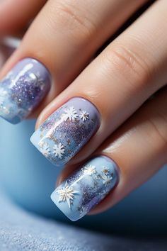 3d snowflake nails, snowflake nail art, winter nail ideas, holiday nail designs, festive nails, December nail inspiration, cute winter nails, stylish nail art, Christmas nail inspo, trendy winter manicure, snowflake nail tutorial, DIY holiday nails, winter beauty trends, snowflake nail decor, seasonal nail art, winter nail inspiration, snowflake nails 2023, pretty nail designs, holiday season nails, winter nail aesthetic, Christmas nail trends, snowflake nail design, winter nail decor Cute Spring Gel Nails, Purple Snowflake Nails, Purple Nails With Snowflakes, Light Fall Nails, Blue Snow Flakes Nails, Blue Winter Nails Snowflakes, Blue Snowflake Nails, Blue Winter Nail Designs Snowflakes, Spring Gel Nails