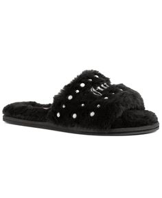 in stock Juicy Couture Shoes, Toe Slippers, Open Toe Slippers, Round Toe Heels, Shoe Size Chart, Womens Slippers, Juicy Couture, Open Toe, Faux Fur