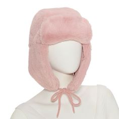 This Mixit women's trapper hat comes in a chic pale pink faux fur to keep you cozy and stylish during the winter months. It comes complete with an adjustable tie closure. Base Material: 100% PolyesterLining: LinedLining Material: PolyesterCare: Hand WashCountry of Origin: Imported Adjustable Faux Fur Winter Hat, Winter Faux Fur Hat With Adjustable Fit, Adjustable Faux Fur Hats With Lining, Wishlist 2024, Snow Gear, Trapper Hat, Trapper Hats, Pink Faux Fur, Cute Fits