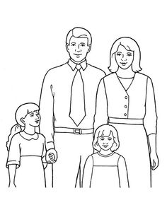 an adult and two children standing next to each other