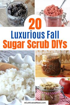 Winter Sugar Scrub, Fall Sugar Scrub, Cranberry Sugar Scrub, Salt Scrub Diy, Oatmeal Scrub, Scrub Homemade, Bath Scrubs