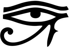 the eye of horush is an egyptian symbol that appears to be in ancient egypt