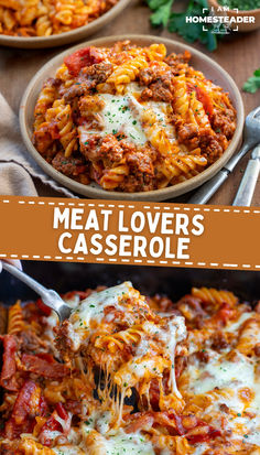 meat lovers casserole is an easy and delicious dinner that's ready in under 30 minutes