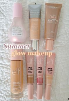 Summer Glow Makeup, Halo Glow, Glow Makeup, Makeup List, Makeup Help, Makeup Needs, Glowing Makeup, Makeup Looks Tutorial, Summer Glow