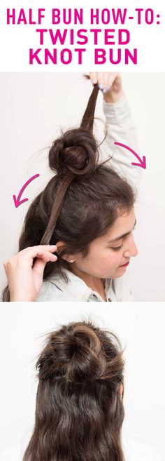 Messy Style, Half Bun Hairstyles, Bun Style, Half Up Bun, Half Bun, Weave Styles, Messy Buns, Smink Inspiration, Boho Hair