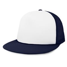 Looking for a hat that’s got it all—style, comfort, and a chance to make it truly yours? Meet the Dalix Flat Billed Trucker Hat, your new go-to for any occasion. Whether you're gearing up for a day at the beach, hitting the trails for a hike, or simply heading out for a casual weekend brunch, this hat has you covered. With a poly-foam crown front panel paired with a breathable mesh back, it’s designed to keep you cool and comfortable, no matter where the day takes you. The lightweight feel makes Blank Hats, Cap Collection, Cozy Hat, Mesh Cap, Adjustable Hat, Back To Black, Hat Sizes, Trucker Cap, The Well