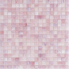 a pink and white tile background with small squares