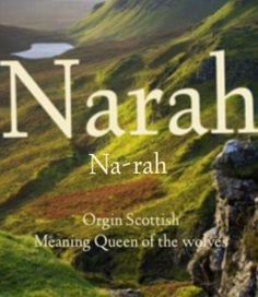 a book cover with the title na rah, written in white and surrounded by green hills