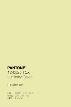 the pantone logo is shown in black and white on a pale green background with text