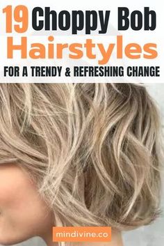 Make a bold statement with your hair. These 19 choppy bob hairstyles turn heads and keep you effortlessly stylish. Find inspiration from short and sassy cuts to longer, tousled bobs. Short Textured Bob, Kort Bob, Shaggy Bob Hairstyles, Fine Flat Hair, Choppy Bob Hairstyles For Fine Hair, Short Shaggy Haircuts, Messy Bob Hairstyles, Messy Bob, Choppy Haircuts