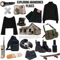 Supernatural Fashion Inspired Outfits, Paranormal Aesthetic Outfits, Cryptid Hunter Aesthetic Outfit, Supernatural Hunter Aesthetic Outfit, Raycore Aesthetic, Cryptid Academia Outfits