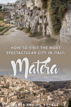 the cover of how to visit the most spectacular city in italy mater