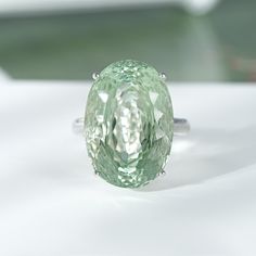 Overview: 100% new design and high quality Must-have for fashion women Have a beautiful appearance Specifications: Material: silver Style: Ring Treatment process: 925 silver inlaid with green amethyst Dan shaped green crystal about 15 * 21mm, 20Ct Color: emerald Size: 6, 7, 8, 9, 10 Package Content: 1 x ring X Ring, Green Amethyst Ring, Green Crystal, Green Amethyst, Green Crystals, Amethyst Ring, Issey Miyake, Ring For Women, Thom Browne