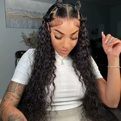 CLEARANCE Deep Curly Full Lace Wigs Lace Front Wigs  Brazilian Human Hair Wigs Lace Wigs Styles, Curly Full Lace Wig, Long Hair Waves, Loose Deep Wave, Frontal Wig Hairstyles, Long Human Hair Wigs, Real Hair Wigs, Long Hair Wigs, Closure Wigs