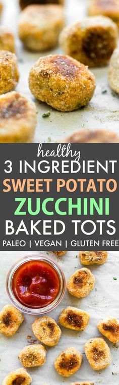 baked sweet potato snacks with ketchup on the side