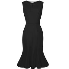 Hobemty Women's Sleeveless V Neck Elegant Work Fishtail Dresses : Target Formal Work Dresses, Fishtail Dresses, Womens Tweed, Church Dress, Fishtail Dress, Church Dresses, Ruched Midi Dress, Midi Short Sleeve Dress, Pleated Midi Dress