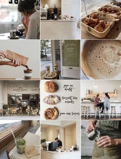 Cafe Instagram Feed, Bakery Social Media, Media Branding Design, Instagram Feed Theme Layout, Cafe And Bakery, Instagram Cafe, Coffee Shop Branding, Instagram Feed Layout