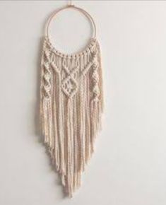 a macrame hanging on the wall