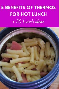 5 Benefits of Thermos for Hot Lunch + 30 Lunch Ideas Creative School Lunches, Non Sandwich Lunches, Lunch Packing, Back To School Lunch Ideas, Pizza Grilled Cheese, Bagel Bites, Hot Lunch, Cute Bento, Healthy School Lunches