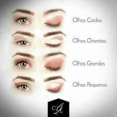 Maquillaje Different Types Of Eyes, Drag Make-up, Make Up Inspiration, Types Of Eyes, Pinterest Makeup, Make Beauty, Makeup Designs, Makeup Techniques