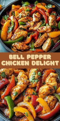 Spice up your dinner routine with this Flavorful Bell Pepper Chicken Stir-Fry! 🍗🌶️ Loaded with colorful bell peppers, juicy chicken, and a savory sauce, this quick and healthy recipe is perfect for busy weeknights. Serve it over rice or noodles for a complete meal in under 30 minutes! Easy, delicious, and family-approved. #BellPepperChicken #ChickenStirFry #HealthyDinnerIdeas #QuickMeals 🍳 Shredded Chicken Recipes, Savory Sauce, Chicken Stuffed Peppers, Chicken Stir Fry, Spicy Sauce, Juicy Chicken, Satisfying Food, Shredded Chicken, Easy Chicken Recipes