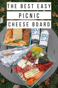 the best easy picnic cheese board