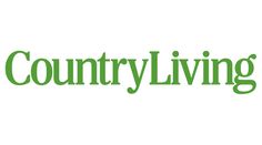 the country living logo is shown in green