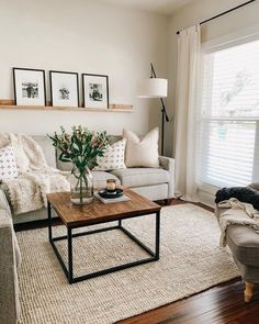 the living room is clean and ready to be used for guests or their family members