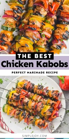 the best chicken kabobs perfect marinade recipe