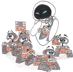 an image of a cartoon character surrounded by stacks of money with eyes drawn on them