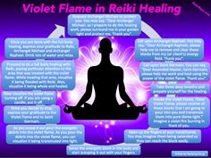 Violet Flame in Reiki Healing Reiki Room, Reiki Classes, Usui Reiki, Learn Reiki, Violet Flame, Reiki Healer, Reiki Symbols, Reiki Meditation