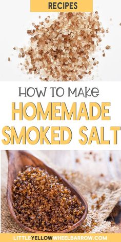 how to make homemade smoked salt recipe