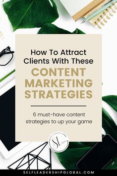 the title for how to attract client with these content marketing strategy, which includes an image of