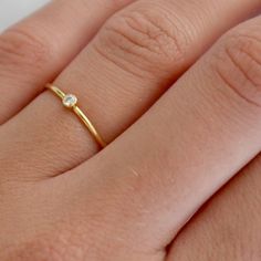 Not Gold Plated Brand New This Yellow Gold Filled Ring Has A 1 Mm Band With A Cute Shiny Clear 2 Mm Cz. Perfect For Stacking Or Elegant On Its Own. It's An Actual Layer Of Gold-Pressure Bonded To Another Metal. Gold-Filled Is Not To Be Confused With Gold Plating As Filled Literally Has 100% More Gold Than Gold Plating. Gold-Filled Is Much More Valuable And Tarnish Resistant. It Does Not Flake Off, Rub Off Or Turn Colors. Gold Filled Ring, Womens Jewelry Rings, Solitaire Ring, Gold Plating, Garnet, Gold Filled, Gold Plate, Plating, Yellow Gold