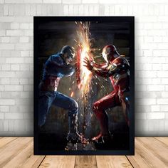 16 mil, 310gsm; Fine weave (oxford 1-over-1) 35% cotton, 65% polyester; Satin Finish Abrasion resistant surface easily stands up to the print production process, packaging, and handling Ready to Hang, Full Gallery Wrapped Canvas TeexCorp | TeexCorp Iron Man Avengers Movie On Canvas Print Canvas | Wayfair | Home Decor Iron Man Bedroom, Man Bedroom, Avengers Movie, Iron Man Avengers, Leaf Wall Art, Avengers Movies, Detail Art, Wall Art For Sale, Canvas Poster