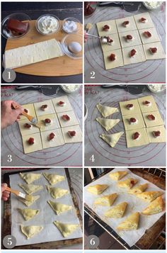 step by step instructions on how to make pastries