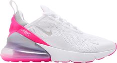 270 Air Max Shoes, Nike Air Max 270 White, Nike 270, White Nike Shoes, Preppy Shoes, All Nike Shoes, Nike Air Shoes, Women Nike, Nike Shoes Air Max