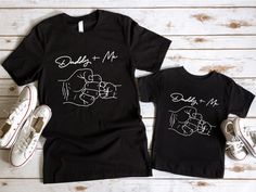 Daddy And Me Shirt, Father And Son Shirt, Daddy To Be Shirt, Fathers Day Shirt, Fathers Day Gifts, Daddy Daughter T-shirt, Gifts For Husband * High quality, super soft, and comfortable t-shirts and sweatshirts! We prepare the designs of the items with Direct To Film (DTF) and press on the items with a professional grade heat press. * Please check all color and size charts before place the order. Since all shirts are custom made based on your selection, I don't accept return or exchange unless th Father Son Shirts, Big Pops, Baby Pop, Pop Pop Shirts, Father And Baby, Pop T, Daughters Shirt, Funny Dad Shirts, Fathers Day Shirts